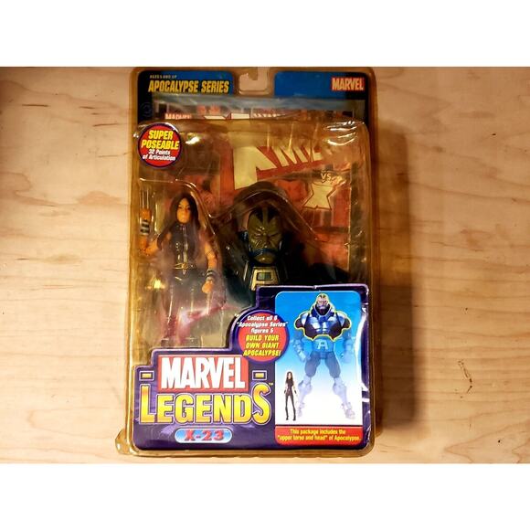 🗨🧬 Toybiz Marvel Legends X-23 (Black Version Apocalypse BAF 2005) Toy Biz 🧬🗨 - Picture 1 of 2